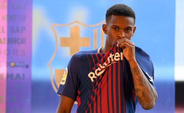 Semedo, en su presentación.