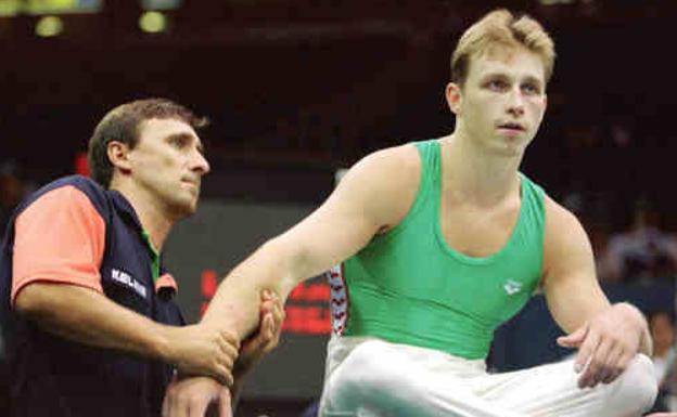 Vitaly Scherbo, en una prueba.