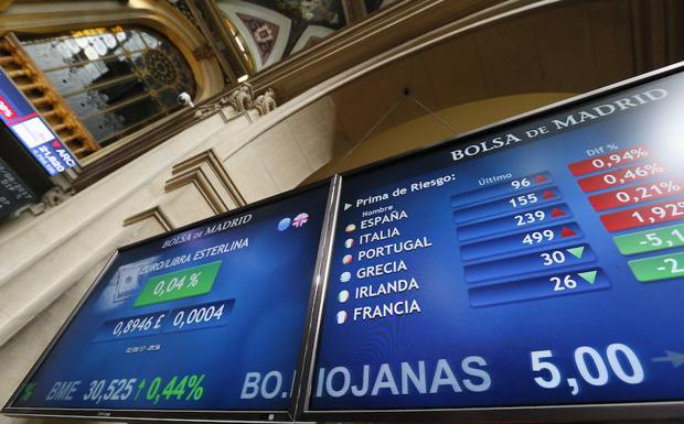 Bolsa de valores.