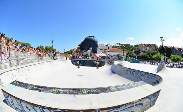 Imagen del campeonato de Skate de la pasada temporada. Escuela de Surf