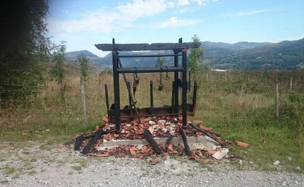 Estado en el que quedó el potro ganadero de Molledo