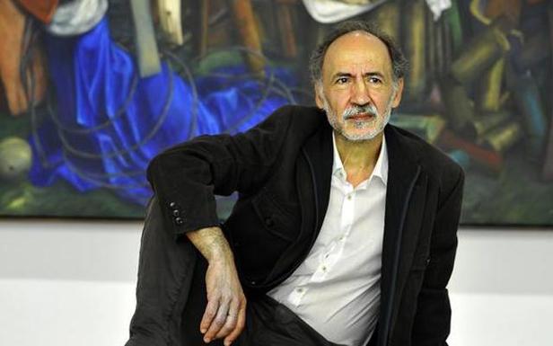 El artista en una muestra de 2016/I. Pérez