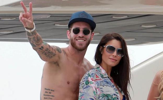 Sergio Ramos y Pilar Rubio./
