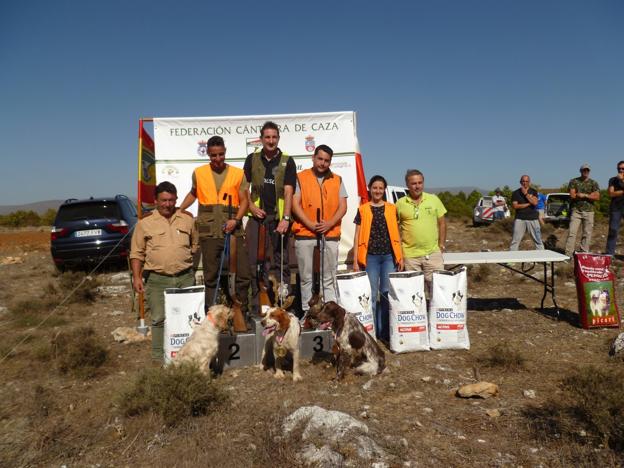 Podio del Campeonato de Cantabria./DM