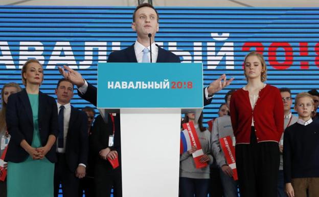 El opositor ruso Alexéi Navalni./Efe