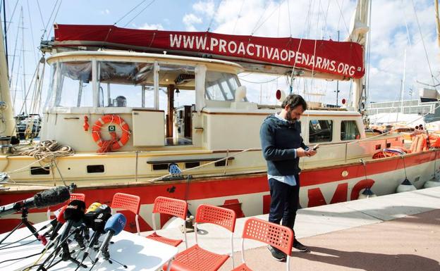 El fundador y director de la ONG Proactiva Open Arms, Oscar Camps./Efe
