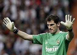 Casillas, durante un partido de Liga de Campeones./Paul White (AP)/