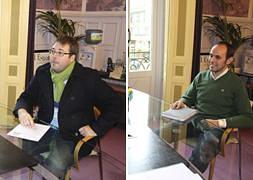 De izquierda a derecha, Sergio Castanedo y Alberto Manuz./