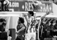 Scaloni debutó ayer con el Racing. / CELEDONIO/