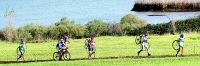 La carrera se disputó sobre el embarrado circuito de Rada, situado junto a la ría. / SANE/