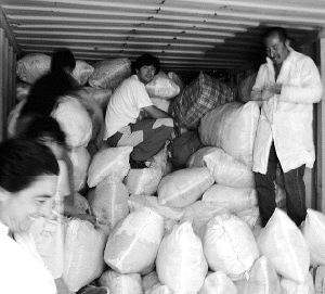 Una tonelada de ayuda a Perú desde Montesclaros