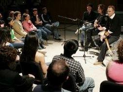 El músico y cantante Sting, uno de los habituales de las charlas en las aulas, en la Universidad de Illinois de Chicago. :: DM/