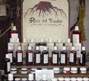 Un puesto con el ungüento 'Raíz del Traidor'. ::
DM/