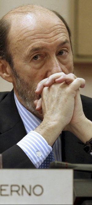 Alfredo Pérez Rubalcaba. ::
EFE/
