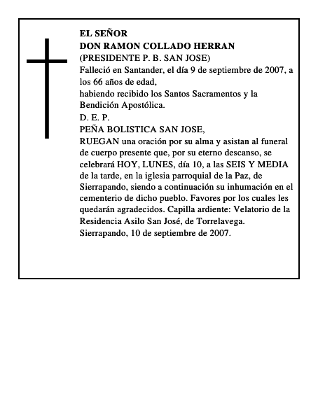 DON RAMON COLLADO HERRAN