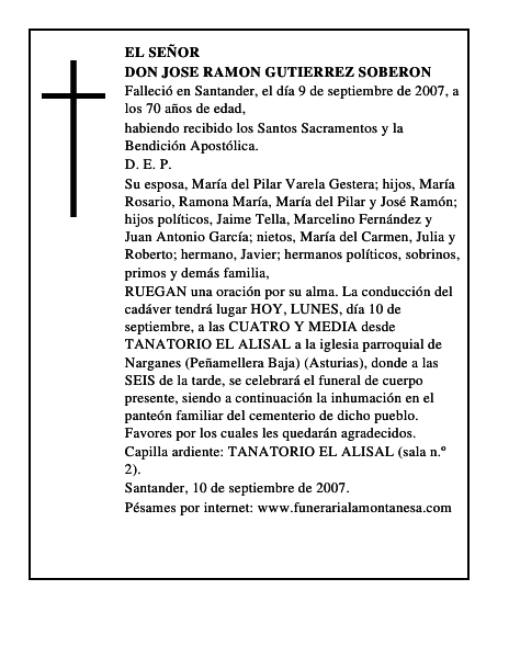 DON JOSE RAMON GUTIERREZ SOBERON