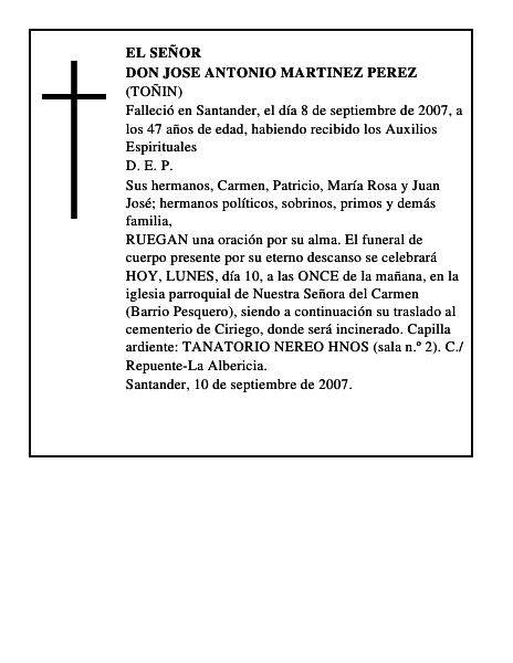 DON JOSE ANTONIO MARTINEZ PEREZ