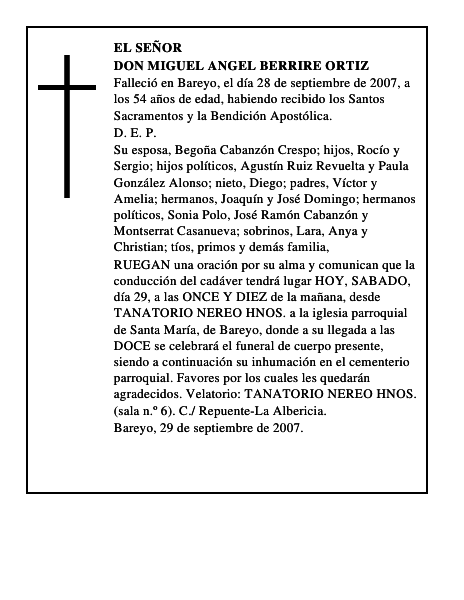 DON MIGUEL ANGEL BERRIRE ORTIZ
