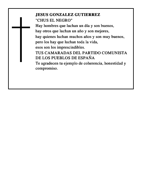 JESUS GONZALEZ GUTIERREZ