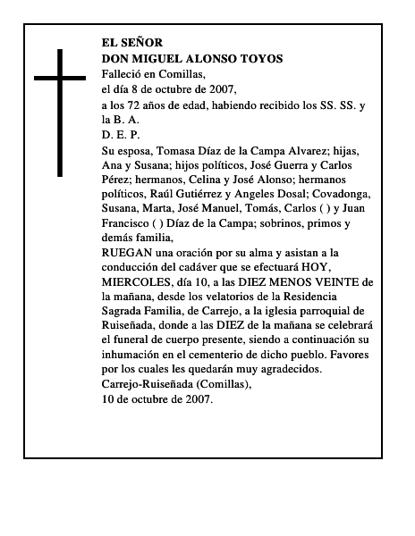 DON MIGUEL ALONSO TOYOS
