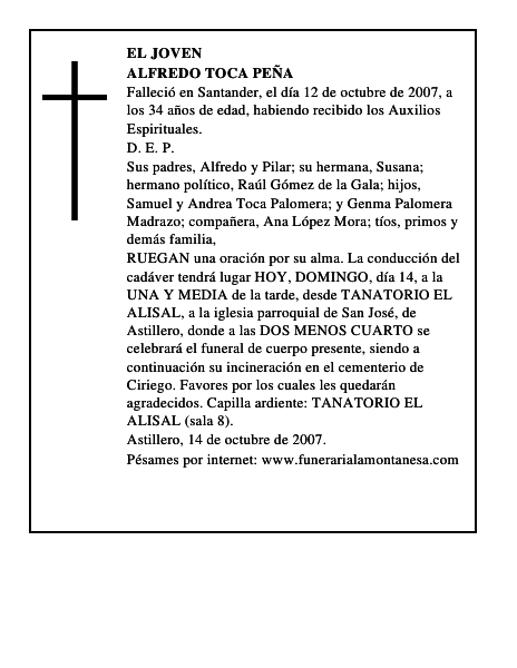 ALFREDO TOCA PEÑA