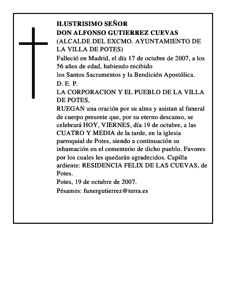 DON ALFONSO GUTIERREZ CUEVAS