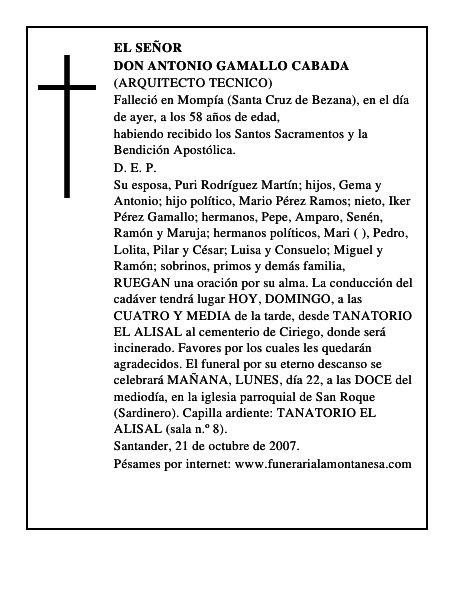 DON ANTONIO GAMALLO CABADA