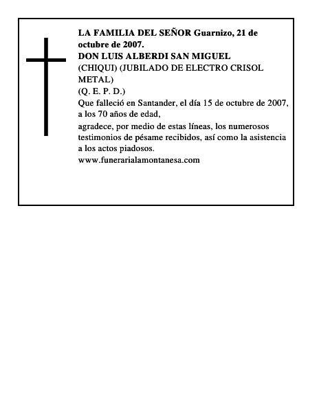 DON LUIS ALBERDI SAN MIGUEL