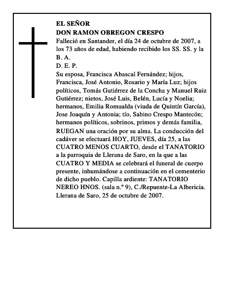 DON RAMON OBREGON CRESPO