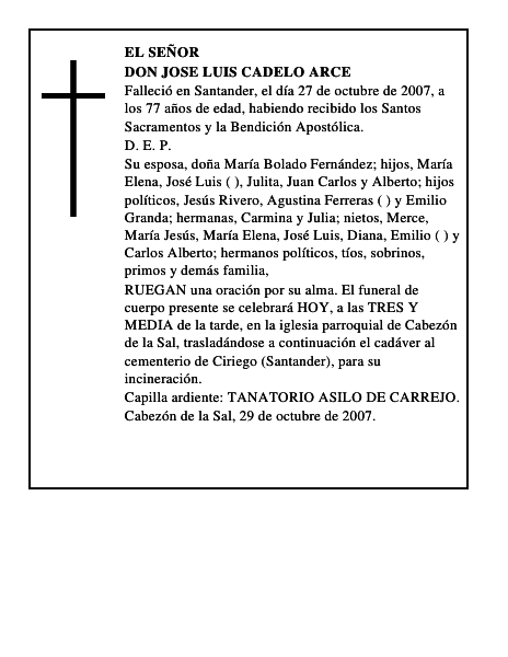 DON JOSE LUIS CADELO ARCE