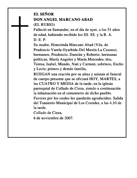DON ANGEL MARCANO ABAD
