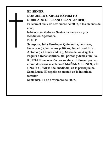 DON JULIO GARCIA EXPOSITO