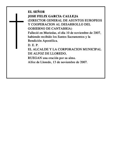 JOSÉ FÉLIX GARCÍA CALLEJA