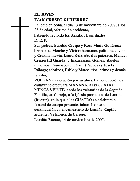 IVAN CRESPO GUTIERREZ