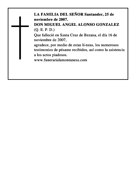 DON MIGUEL ANGEL ALONSO GONZALEZ