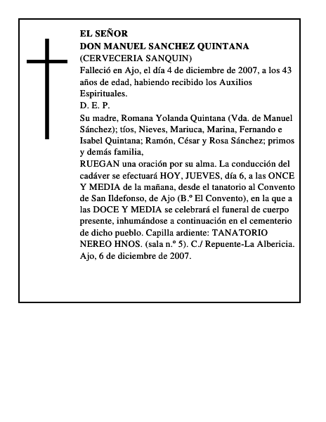 DON MANUEL SANCHEZ QUINTANA
