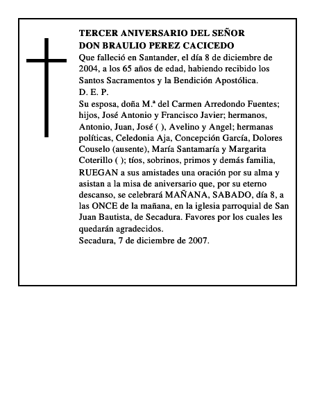 DON BRAULIO PEREZ CACICEDO