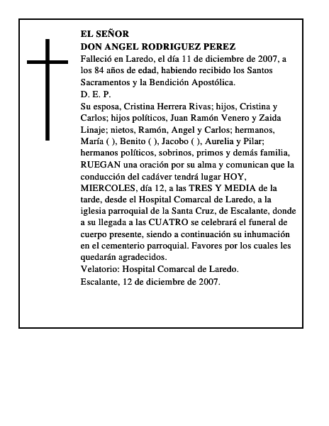 DON ANGEL RODRIGUEZ PEREZ
