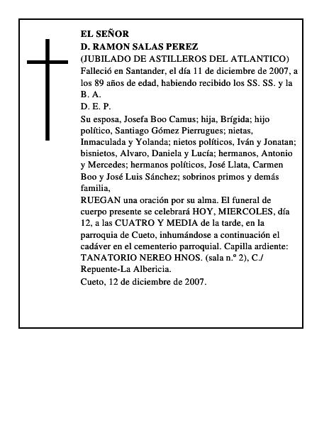D. RAMON SALAS PEREZ
