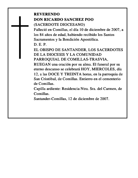 DON RICARDO SANCHEZ POO