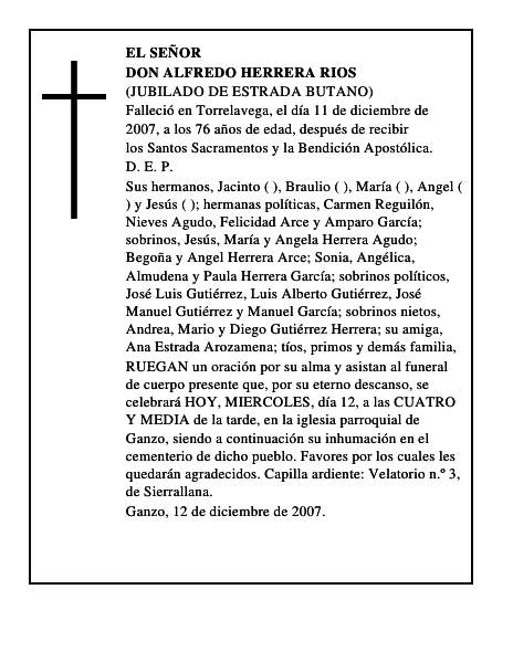 DON ALFREDO HERRERA RIOS
