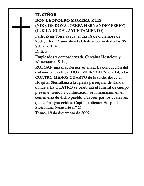 DON LEOPOLDO MORERA RUIZ