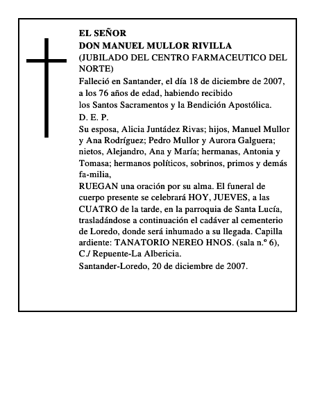 DON MANUEL MULLOR RIVILLA