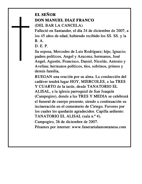 DON MANUEL DIAZ FRANCO