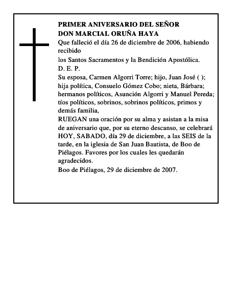 DON MARCIAL ORUÑA HAYA