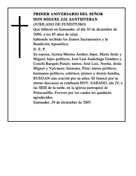 DON MIGUEL GIL SANTISTEBAN