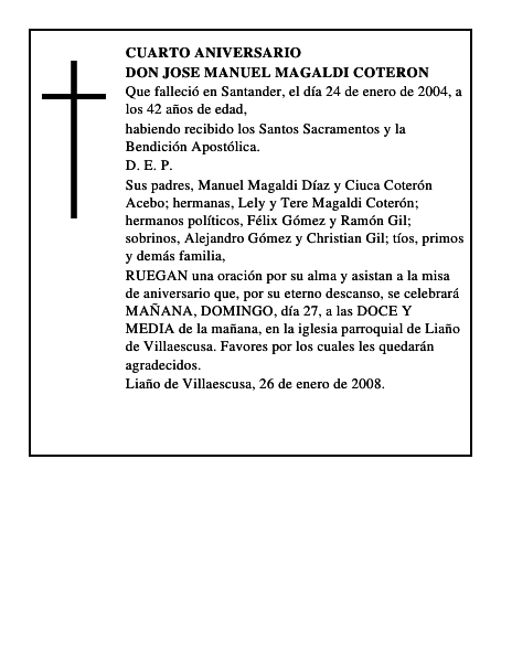 DON JOSE MANUEL MAGALDI COTERON