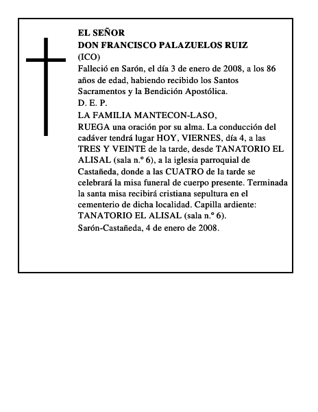 DON FRANCISCO PALAZUELOS RUIZ