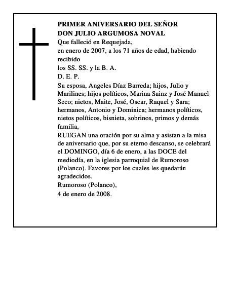 DON JULIO ARGUMOSA NOVAL