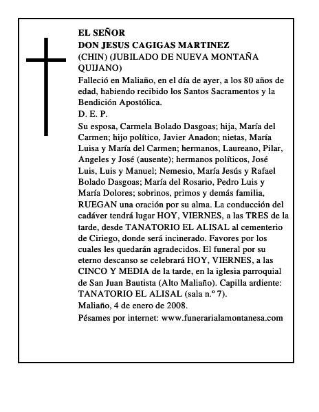 DON JESUS CAGIGAS MARTINEZ